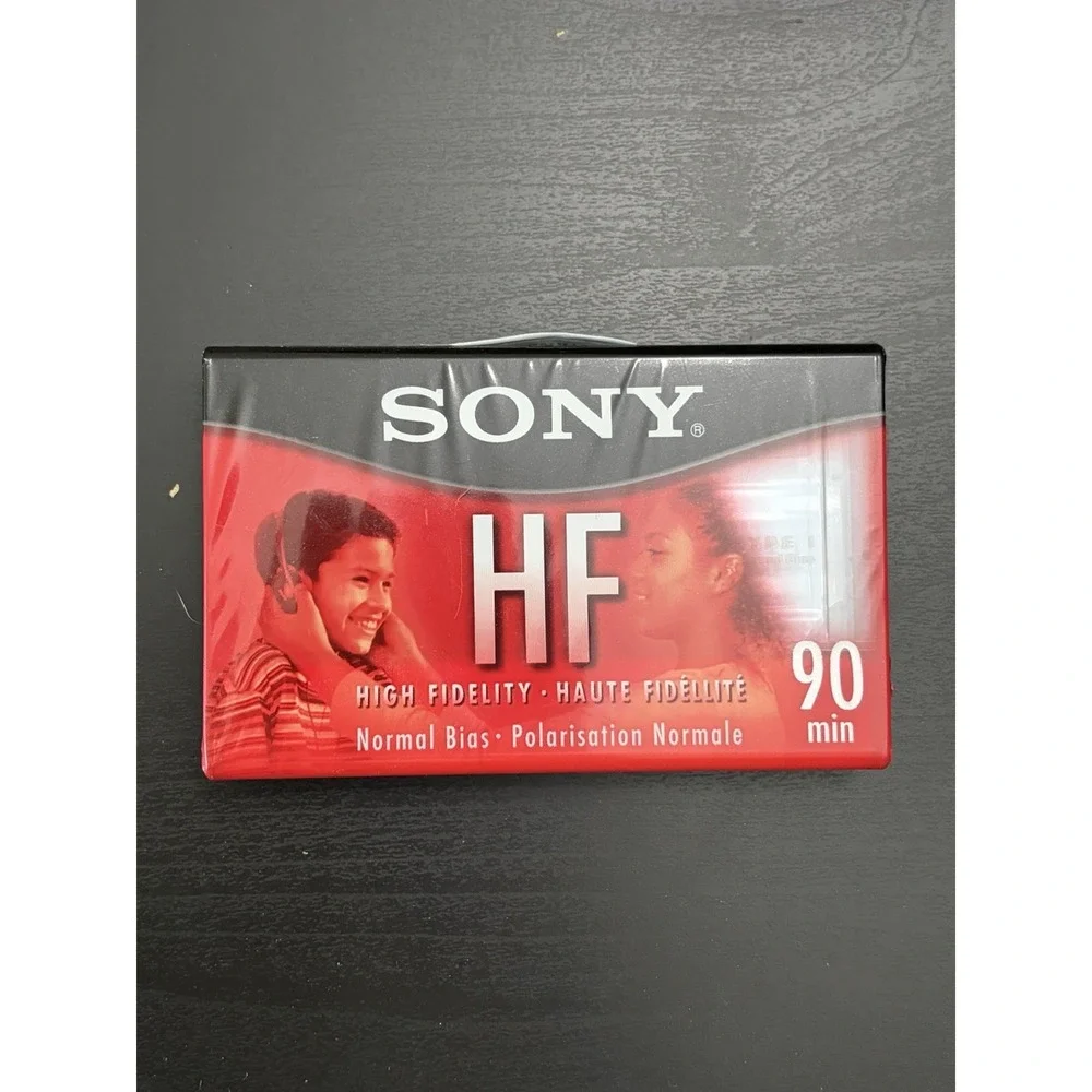 Sony Audio Cassette Tape HF-90 Minute Normal Bias New Sealed Tape